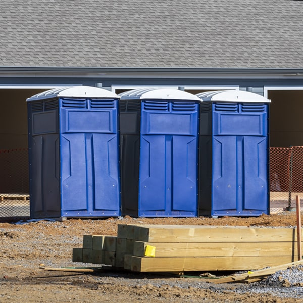 how can i report damages or issues with the porta potties during my rental period in Northfield NH